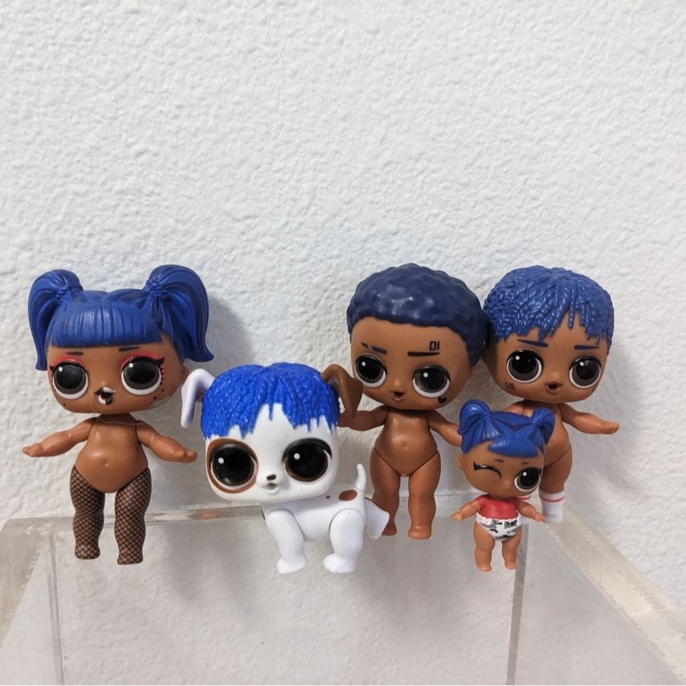 Lol Surprise! Downtown Family Doll Lot, Set of 5
